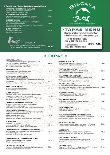 Download Menu - Biscaya