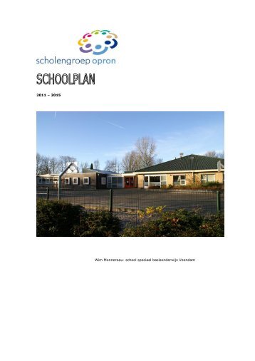 02. Schoolplan 2011 - 2015 - SBO Wim Monnereau-school - Picto