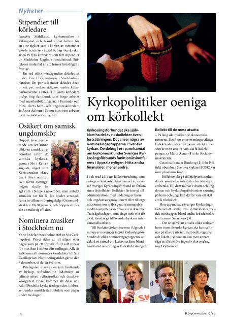 Nr 6/2012 - Sveriges Kyrkosångsförbund