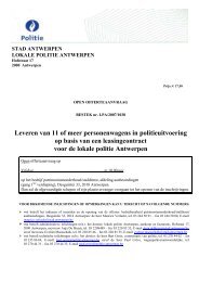 Leveren van 11 of meer personenwagens in politieuitvoering op ...