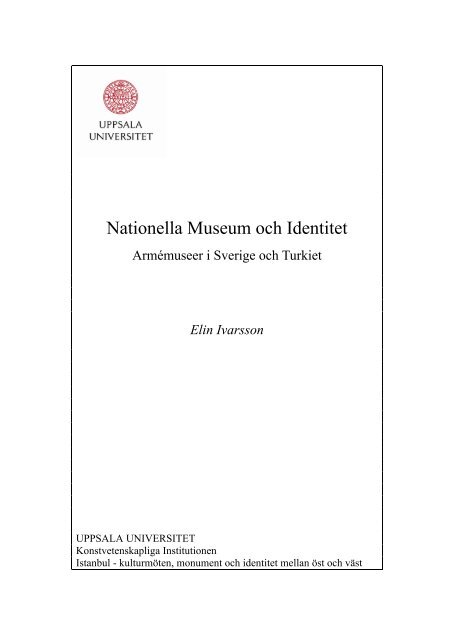 Nationella Museum och Identitet - Elin Ivarsson