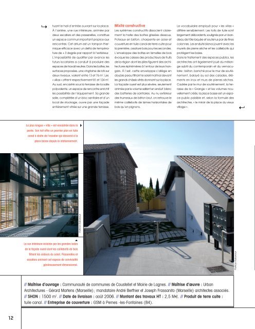 Revue Terre d'Architecture n°9 Au-delà de la seule gestion ...