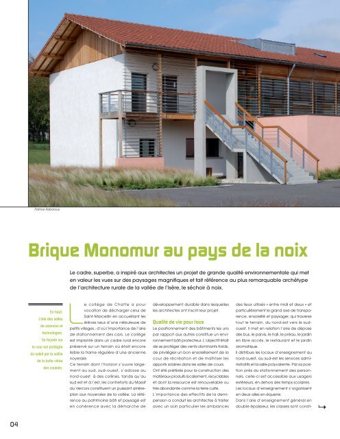 Revue Terre d'Architecture n°9 Au-delà de la seule gestion ...