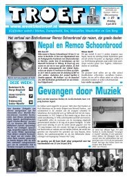 Gevangen door Muziek Nepal en Remco ... - Weekblad Troef