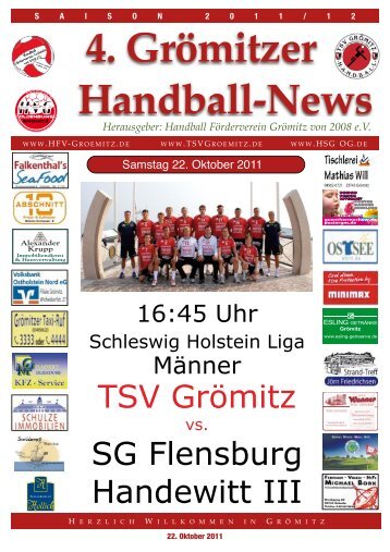 4. Grömitzer Handball-News Herausgeber - TSV Grömitz Blog
