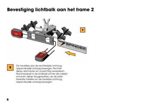 Bevestiging lichtbalk aan het frame 1 - Handleidingen