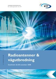 Radioantenner & vågutbredning - STF Ingenjörsutbildning AB