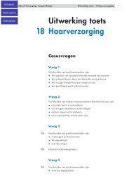 Uitwerking toets 18 Haarverzorging - Ik zorg er wel voor