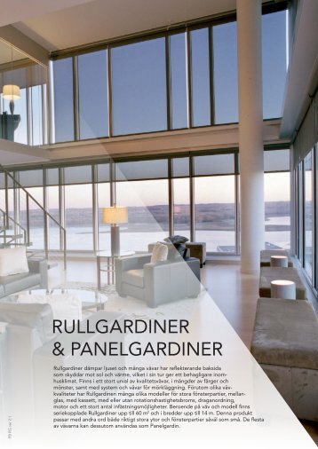 RULLGARDINER & PANELGARDINER