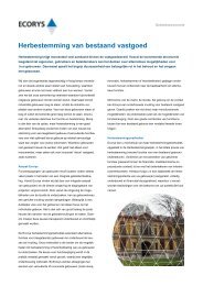 Herbestemming van bestaand vastgoed - Ecorys