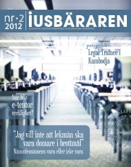 Nr 2 - Juridiska föreningen i Stockholm