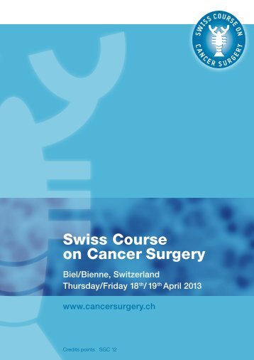 Swiss Course on Cancer Surgery