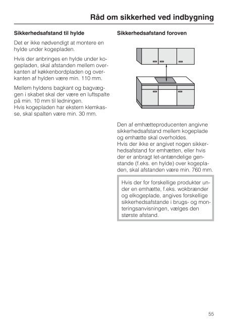 Brugs- og monteringsanvisning Glaskeramisk ... - Hvidt & Frit