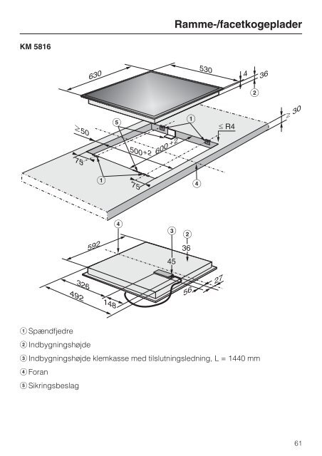 Brugs- og monteringsanvisning Glaskeramisk ... - Hvidt & Frit