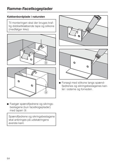 Brugs- og monteringsanvisning Glaskeramisk ... - Hvidt & Frit