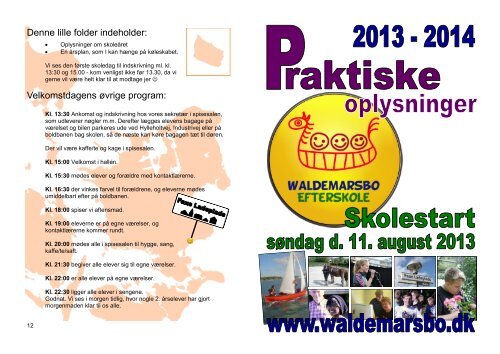Brochure til nye elever - Waldemarsbo Efterskole