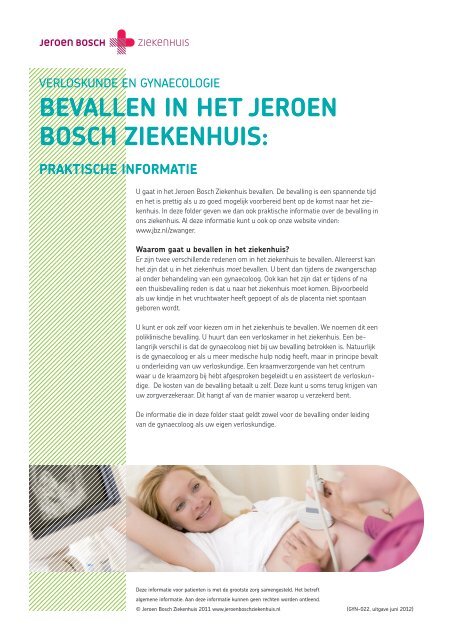 Bevallen In Het Jeroen Bosch Ziekenhuis