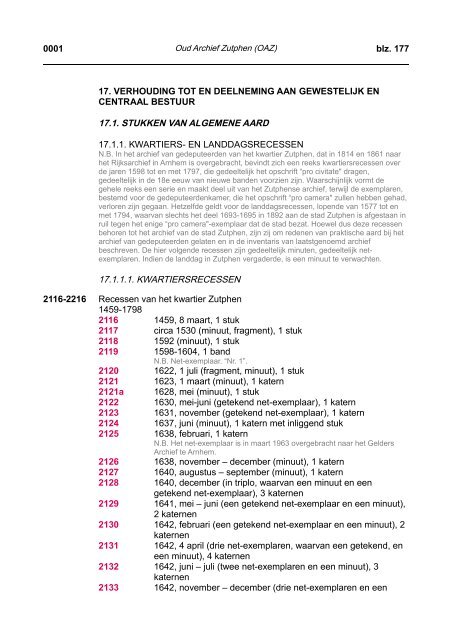 pdf (688,22 kb) - Regionaal Archief Zutphen