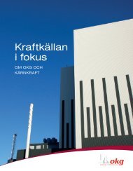 Kraftkällan i fokus - OKG AB