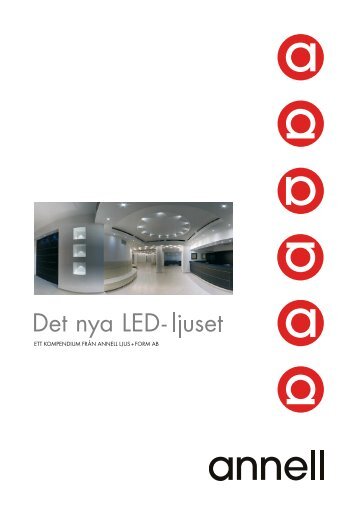 ETT KOMPENDIUM FRÅN ANNELL LJUS + FORM AB - voltimum.se