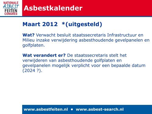 presentatie - Asbest