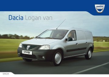 Dacia Logan van - Garage Van Brantegem