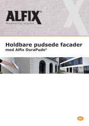 Holdbare pudsede facader med DuraPuds - Alfix A/S