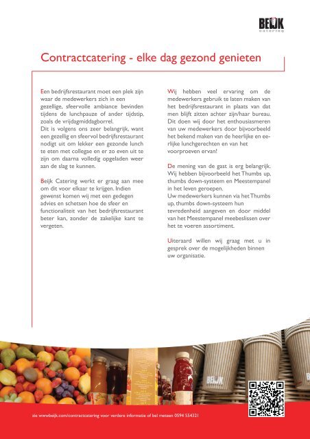 Brochure Beijk - PC - CC - Locaties15-05-2012.indd - Beijk Catering