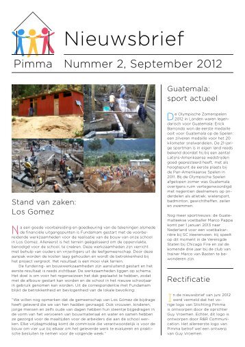 Pimma Nieuwsbrief nr. 2 2012 (1MB)