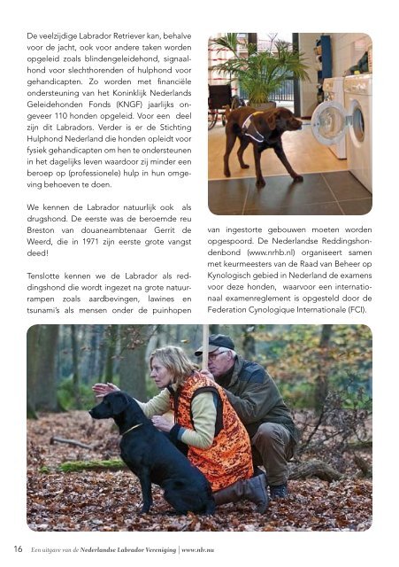 Brochure - Nederlandse Labrador Vereniging