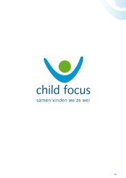 Jaarverslag 2008 - Child Focus