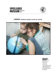 Kinderen spelen overal ter wereld. - Speelgoedmuseum Mechelen
