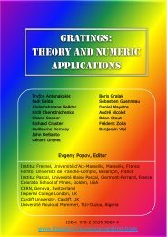 GratinGs: theory and numeric applications - Institut Fresnel