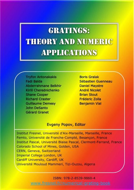 GratinGs: theory and numeric applications - Institut Fresnel