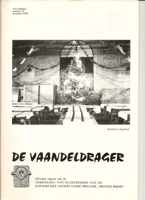 Officieel orgaan van de VERENIGING VAN OUDSTRIJDERS VAN ...