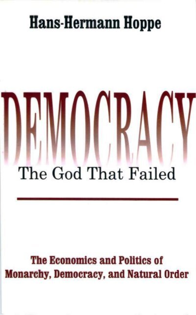 Democracy The God That Failed Pdf