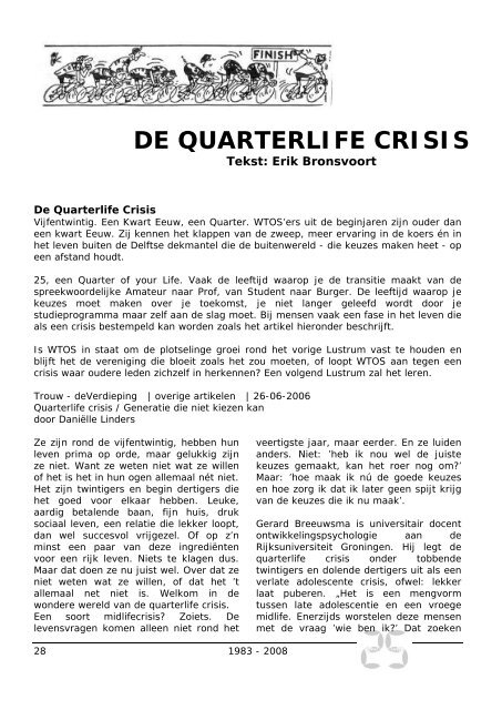 Corsa 156: Lustrum editie - WTOS Delft