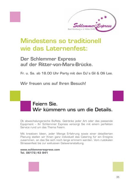 Festprogramm – Sonntag, 4. September 2011 - Laternenfest