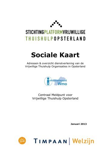 Sociale Kaart - Vrijwilligers Opsterland