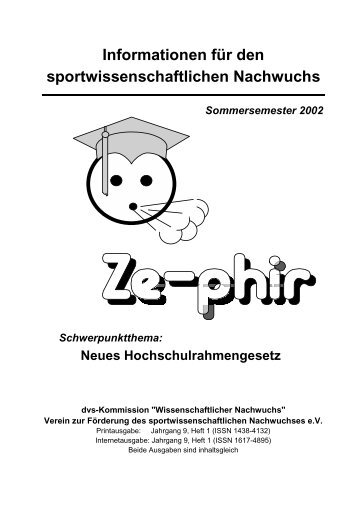 Download (PDF) - Sportwissenschaftlicher Nachwuchs