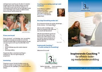 Inspirerende Coaching ™ for effektiv leder- og ... - Hjemmeside