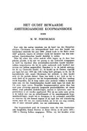 Het oudst bewaarde Amsterdamsche koopmansboek - De Jonge ...