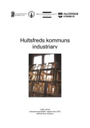 Hultsfreds kommuns industriarv - Kalmar läns museum