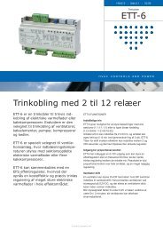 Trinkobling med 2 til 12 relæer - OJ Electronics