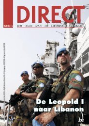 De Leopold I naar Libanon - Defensie