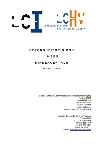 Gezondheidsrisico's (0-4 jaar) - Kinderdagverblijf Dolfijn