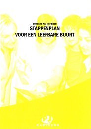 STAPPENPLAN VOOR EEN LEEFBARE BUURT - JSO