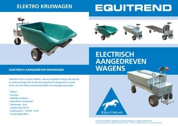 Elektrisch aangedreven stro-hooiwagen