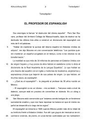 EL PROFESOR DE ESPANGLISH - Asamnet