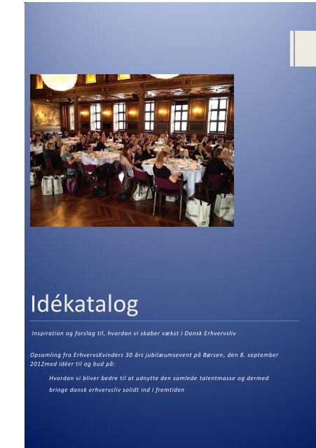 Download Idékataloget - Foreningen af Erhvervskvinder